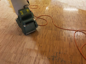 Parkett Renovierung im Bocholter Kindergarten