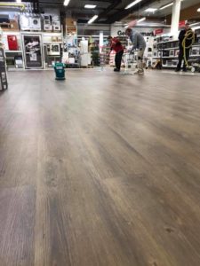 Designboden für Aktionsfläche im Handelshof Bocholt