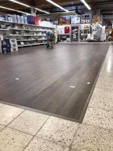Designboden für Aktionsfläche im Handelshof Bocholt