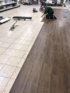 Designboden für Aktionsfläche im Handelshof Bocholt