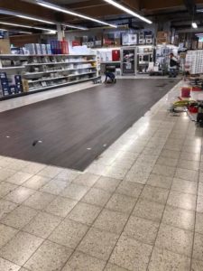 Designboden für Aktionsfläche im Handelshof Bocholt